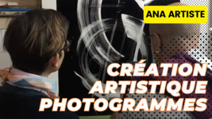 Création artistique d'un Photogramme en labo photo