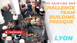 La vignette de la vidéo d'un challenge team-building fresque éco-responsable à Lyon